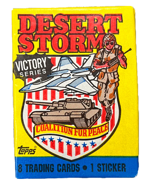 Operation Desert Storm Trading Cards (1991 Victory Series) 1 Pack   WoodPatch
