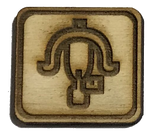 Monster Hunter Weapon Symbol 1" WoodPatch - WoodPatch