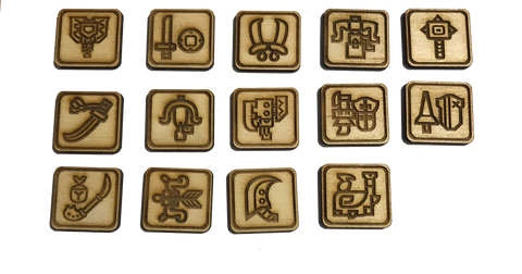 Monster Hunter Weapon Symbol 1" WoodPatch - WoodPatch