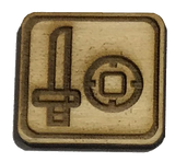 Monster Hunter Weapon Symbol 1" WoodPatch - WoodPatch