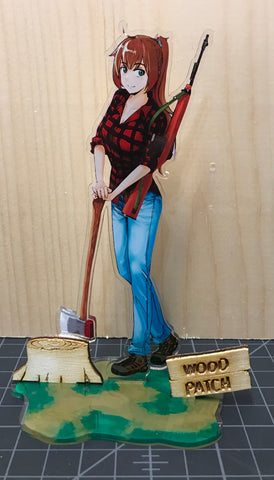 Wood-Chan Acrylic Figure - WoodPatch
