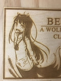 Spice & Wolf Holo Portrait - WoodPatch
