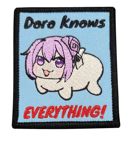 Doro Knows Everything! Embroidery Patch