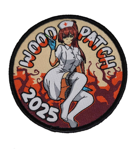 Halloween Woodchan 2025 Woven Patch