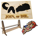 Join, or Die Plaque - America's 250th Anniversary Rerun