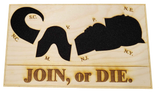 Join, or Die Plaque - America's 250th Anniversary Rerun