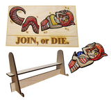 Join, or Die Plaque - America's 250th Anniversary Rerun