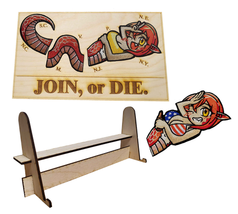 Join, or Die Plaque - America's 250th Anniversary Rerun