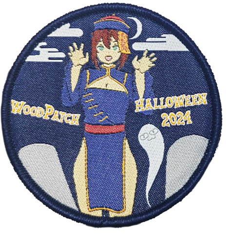 Woodchan Halloween 2024 Woven Patch