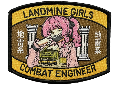 Landmine Girls Combat Engineer Woven Patch