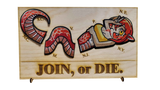 Join, or Die Plaque - America's 250th Anniversary Rerun