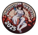 Halloween Woodchan 2025 Woven Patch