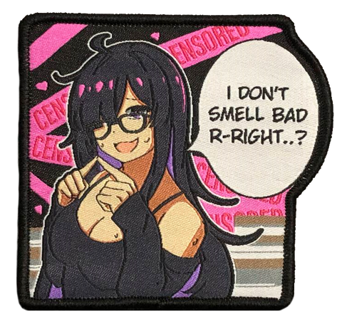 Label Girl Smell Woven Patch