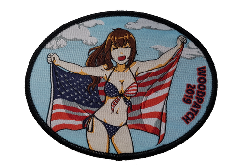 WoodChan 4th of July 2019 Woven Patch - WoodPatch