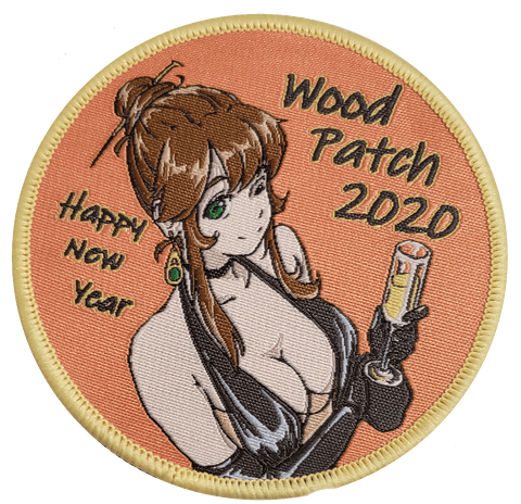 Woodchan New Years 2020 Woven Patch - WoodPatch