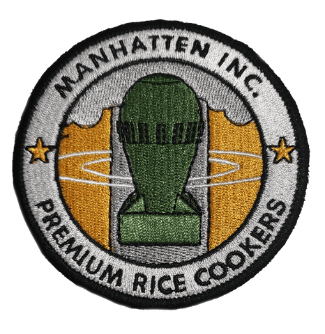 Manhattan Rice Cooker Embroidery Patch - WoodPatch