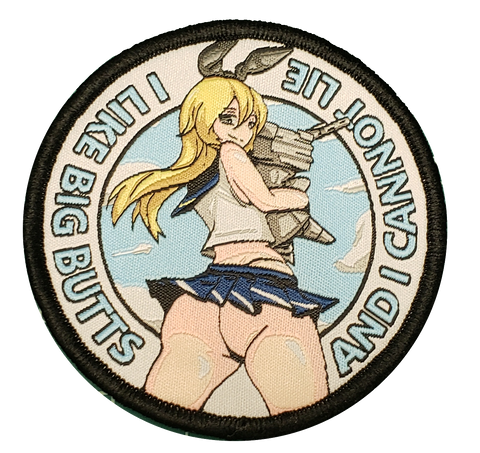 I Like Big Butts Woven Patch