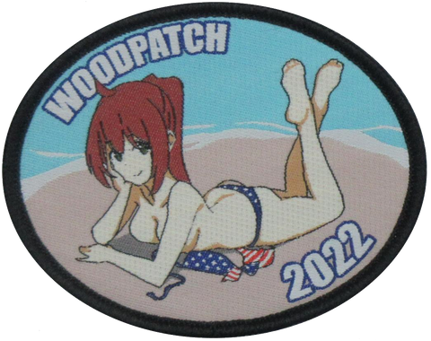 Woodchan 4th of July 2022 Woven Patch
