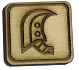 Monster Hunter Weapon Symbol 1" WoodPatch - WoodPatch