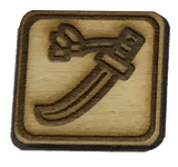 Monster Hunter Weapon Symbol 1" WoodPatch - WoodPatch