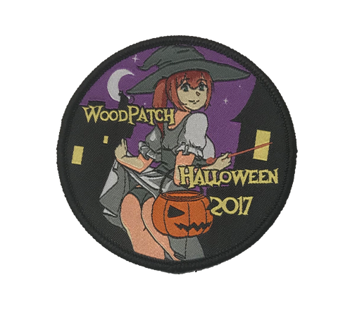 WoodChan Halloween 2017 Woven Patch - WoodPatch