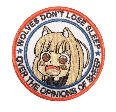 Wolves Don't Lose Sleep - Holo Embroidery Patch - WoodPatch