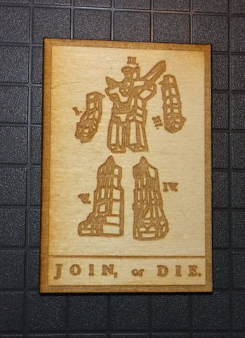 Join or Die Patch - WoodPatch